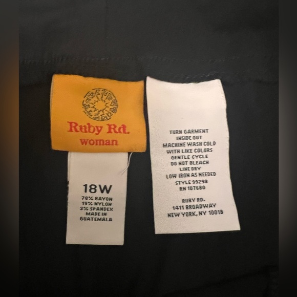 Ruby Rd Women Pants - Picture 2 of 4